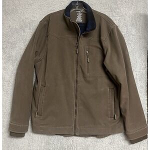 Dutch Harbor Gear Performance Series Chore Outdoor Coat Plaid Flannel Lined XL